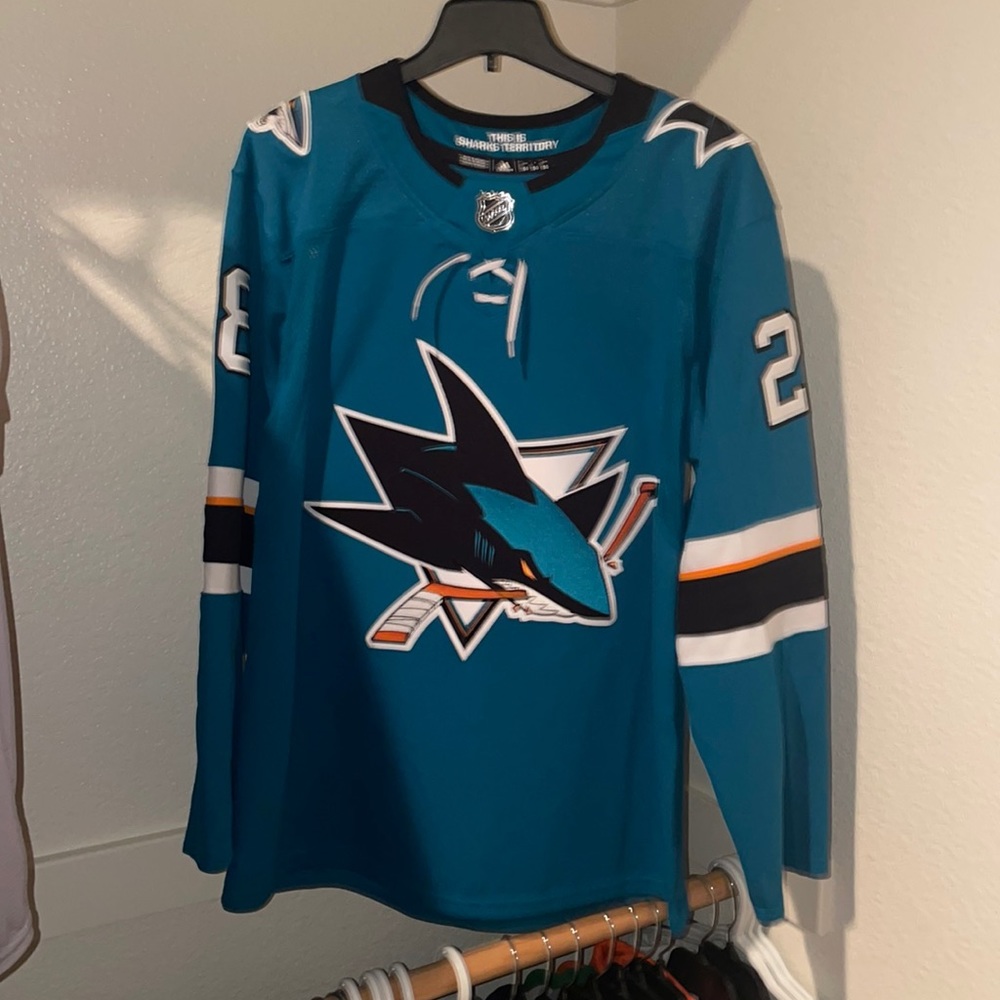 Adidas SJ Sharks Timo Meier Authentic Jersey